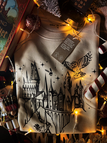 Box Noël - Harry Potter | Sweat-Shirt, Tote Bag & Verre avec couvercle en bambou