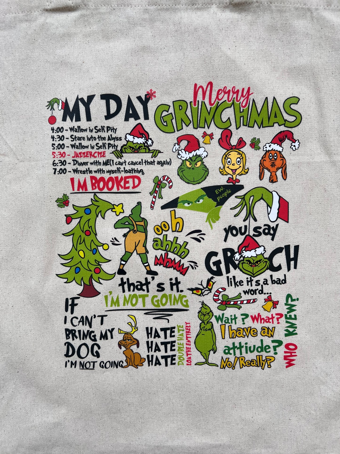 Tote Bag - Grinch