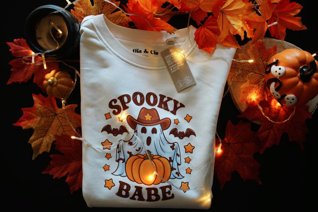 Sweat-Shirt Spooky Babe